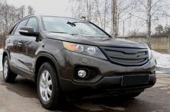 Решётка радиатора с сеткой металик KIA Sorento 2010-2013 г.в. Киа Соренто