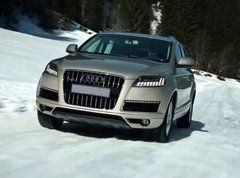 Передние тюнинг лед фары Audi Q7 2007-2015 г.в. Ауди ку7, Audi, Альтернативная оптика, Q7, Новое, На штатные места, Q7 (4L) 2006-