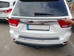 Спойлер кришки багажника нижній Jeep Grand Cherokee 2010-2013 р.в. дорестайлінг, Серый грунт (под покраску), Зовнішній тюнінг, Jeep, Спойлер, Требуется, Стекловолокно, Grand Cherokee, Новое, На штатные места, GRAND CHEROKEE IV (WK, WK2) 2010-