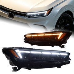 Передние тюнинг лед фары Honda Breeze 2019-2022 г.в. Хонда Бриз, Honda, Альтернативная оптика