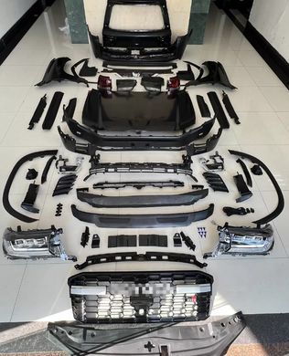 Апгрейд комплект для Toyota LC200 Land Cruiser 2007-2020 г.в. в стиль LC300 GR, Серый грунт (под покраску), Внешний Тюнинг, Toyota, Комплект обвеса, Требуется, Полипропилен, Land Cruiser, Новое, На штатные места, LAND CRUISER (VDJ20_, UZJ20_) 2007-
