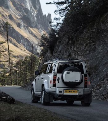 Чехол для запасного колеса PLUMB серии MGT для Land Rover Defender 2020+ г.в. Дефендер, Черный