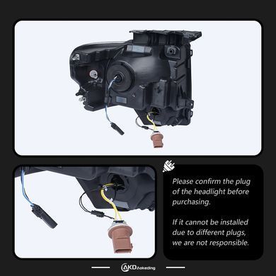 Передние лед фары Ford F150 RAPTOR 2009-2014 г.в. Форд Ф150, Оптика, Ford, Альтернативная оптика, Новое, На штатные места