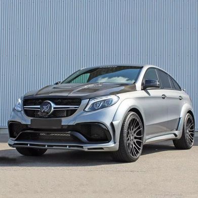 Тюнинг обвес для Mercedes GLE W292 Coupe AMG 2015-2019 г.в. в стиле Hamann, Серый грунт (под покраску), Внешний Тюнинг, Mercedes, Комплект обвеса, Требуется, Стеклопластик, GLE, Новое, На штатные места, GLE W292 2015-2019