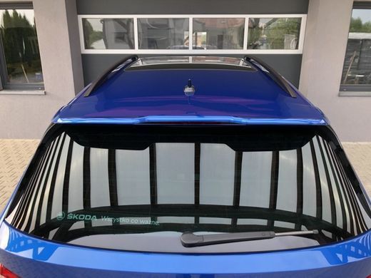Спойлер крышки багажника Skoda KODIAQ 2016+ г.в. Шкода Кодиак, Серый грунт (под покраску), Внешний Тюнинг, Skoda, Спойлер, Требуется, Стеклопластик, Kodiaq, Новое, На штатные места