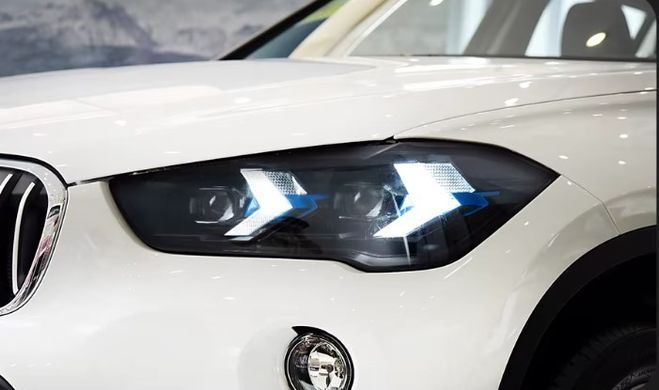 Передние тюнинг лед фары для BMW X1 E84 2011-2015 г.в. БМВ Х1 Е84, BMW, Альтернативная оптика, X1, Новое, На штатные места, X1 (E84) 2009-