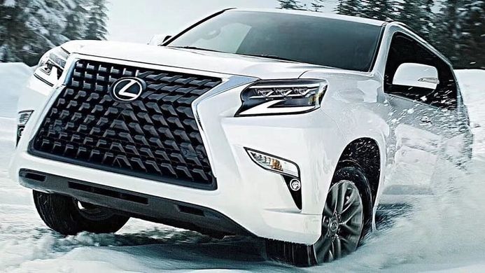 Передние лед фары Lexus GX460 2013+ г.в. в стиле 2020, Lexus, GX, Новое, На штатные места