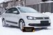 Защитная сетка решетки переднего бампера Volkswagen Polo V 2009-2016 г.в. Поло, Черный, Volkswagen, Защита переднего бампера, Не требуется, ABS-пластик, Polo, Новое, На штатные места, POLO (6R, 6C) 2009-