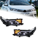 copy_Передние тюнинг лед фары для Toyota Corolla 2013-2016 г.в. Тойота Корола, Toyota, Альтернативная оптика, Corolla, Новое, На штатные места, COROLLA (NDE18_, NRE18_, ZRE18_) 2013-