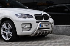 Захист переднього бампера (кенгурятник, дуга) BMW X6 E71 2007-2013 р.в.