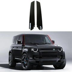 Накладка на передние внешние стойки для Land Rover Defender 2020+ г.в. Дефендер, Черный, Внешний Тюнинг, Land Rover, Не требуется, ABS-пластик, Defender, Новое, На штатные места, Defender 2020-