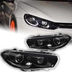 Передні тюнінг фари Volkswagen Scirocco 2008-2018 р.в.1.8T 2.0T, Volkswagen, Альтернативная оптика, Scirocco, Новое, На штатные места, SCIROCCO (137, 138) 2008-