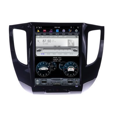 Штатна магнітола в стилі тесла Mitsubishi Triton L200 2016 - 2019 р.в. Мітсубісі Л200 Android, GPS, Черный, Автомагнитола, Mitsubishi, L200, Новое, На штатные места, l200 2015+