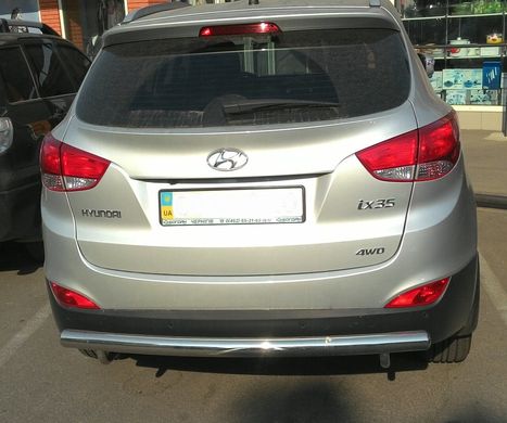 Защита заднего бампера Hyundai ix35