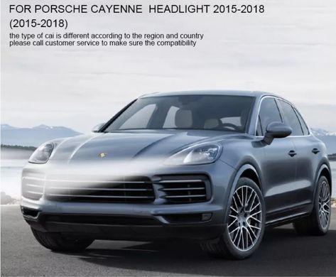 Передние лед фары Porsche Cayenne 2015-2018 г.в. Порше Каен, Оптика, Porsche, Альтернативная оптика, Cayenne, Новое, На штатные места, CAYENNE 2010-