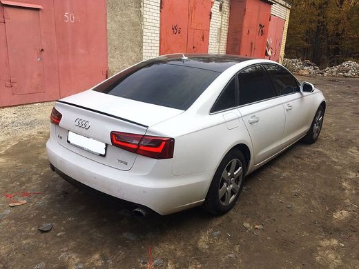 Спойлер багажника ( сабля, лип спойлер, утиный хвостик ) Audi A6 C7 2010-2017 г.в. Ауди А6 ц7