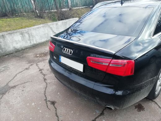 Спойлер багажника ( сабля, лип спойлер, утиный хвостик ) Audi A6 C7 2010-2017 г.в. Ауди А6 ц7