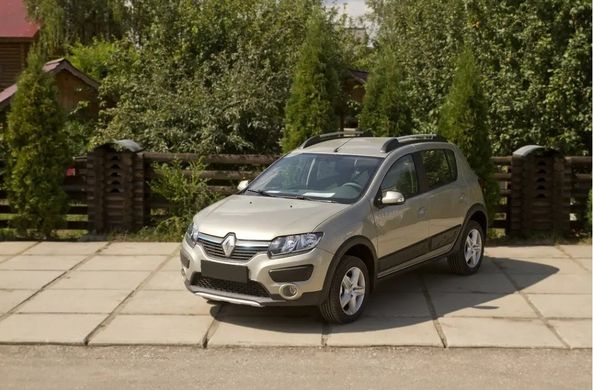 Молдинги на двері Renault Sandero Stepway 2014+ г.в. Рено Сандеро Степвей