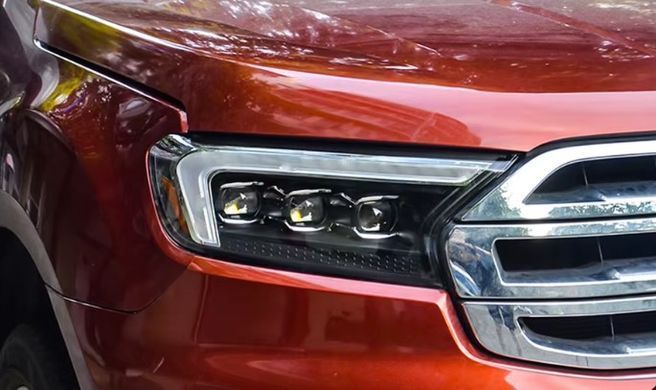 Передние тюнинг лед фары для Ford Ranger T6 2016-2021 г.в. Форд Ренджер, Ford, Альтернативная оптика, Ranger, Новое, На штатные места
