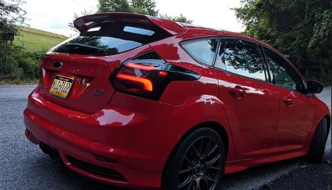 Задние тюнинг лед фонари Ford Focus хетчбек 2012-2014 г.в. Форд Фокус, Ford, Альтернативная оптика, Focus, Новое, На штатные места, FOCUS III Sedan 2011-