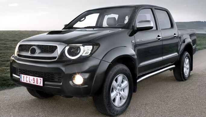 Передні тюнінг лед фари для Toyota Hilux 2006-2012 р.в. Тойота Хайлюкс, Toyota, Альтернативная оптика, Hilux, Новое, На штатные места, HILUX III Pick-up (TGN1_, GGN2_, GGN1_, KUN2_, KUN1_) 2005-