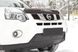 Зимняя заглушка решетки переднего бампера Nissan X-trail 2011-2015 (T31) рестайлинг+ Нисан Х-Трейл