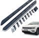 Модельні бічні підніжки пороги для Volkswagen Tiguan 2017 р.в. Тігуан, Черный