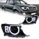 Передні тюнінг лед фари для Toyota Hilux 2006-2012 р.в. Тойота Хайлюкс, Toyota, Альтернативная оптика, Hilux, Новое, На штатные места, HILUX III Pick-up (TGN1_, GGN2_, GGN1_, KUN2_, KUN1_) 2005-
