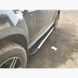 Боковые пороги площадка Kia Sportage 2016+ г.в. Bosphorus Black