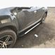 Боковые пороги площадка Kia Sportage 2016+ г.в. Bosphorus Black