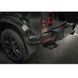 Накладка на задній бампер з насадками для вихлопу Land Rover Defender 2020+ г.в. Дефендер, Черный, Land Rover, Защита заднего бампера, Не требуется, Карбон, Новое, На штатные места, Defender 2020-