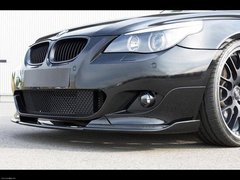 Накладка на передній бампер (губа, спідниця, спойлер) BMW E60