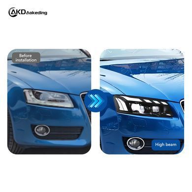 Передні лед фари Audi A5 B8 дорестайлинг 2007-2013 р.в. Ауди А5 Б8, Audi, Альтернативная оптика, A5, Новое, На штатные места, A5 (8T3) 2007-