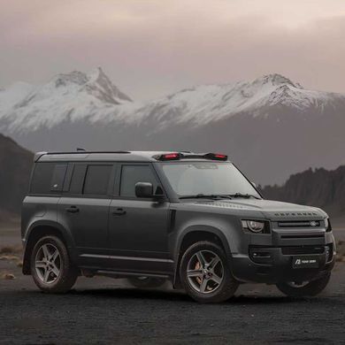 Люстра з ДХО Land Rover Defender 2020 р.в. Дефендер, Черный, Зовнішній тюнінг, Land Rover, Не требуется, ABS-пластик, Defender, Новое, На штатные места, Defender 2020-