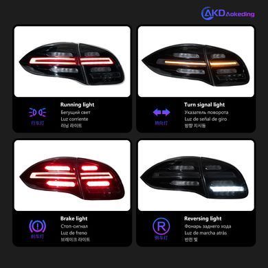 Задні лед ліхтарі Porsche Cayenne 2011-2014 р.в. Порше Каєн, Оптика, Porsche, Альтернативная оптика, Cayenne, Новое, На штатные места, CAYENNE 2010-