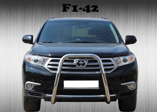 Защита переднего бампера кенгурятник Toyota Highlander 2010-2013 г.в.