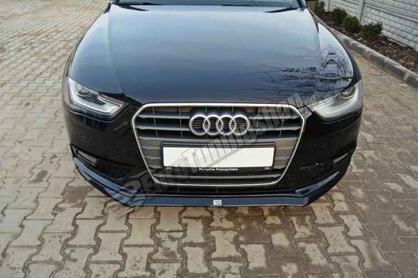 Диффузор переднего бампера Audi A4 B8 2012-2015 г.в. рестайлинг