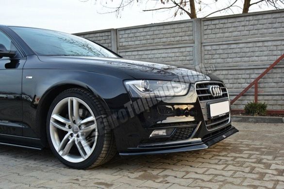 Диффузор переднего бампера Audi A4 B8 2012-2015 г.в. рестайлинг