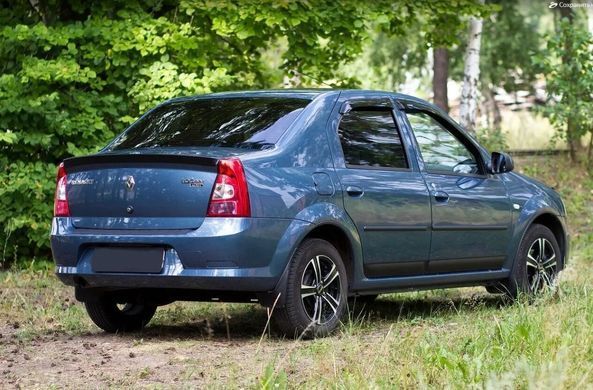 Спойлер кришки багажника Renault Logan 2008-2013 р.в. Рено Логан