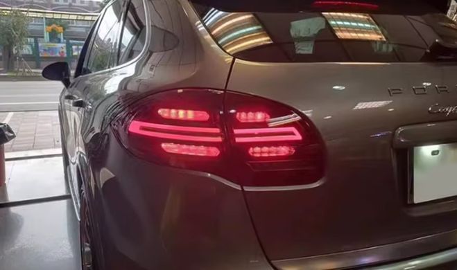 Задні лед ліхтарі Porsche Cayenne 2011-2014 р.в. Порше Каєн, Оптика, Porsche, Альтернативная оптика, Cayenne, Новое, На штатные места, CAYENNE 2010-