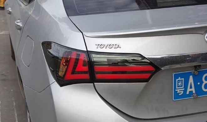 Задні тюнінг лед фонарі Toyota Corolla 2013-2018 р.в. Тойота Корола, Toyota, Альтернативная оптика, Corolla, Новое, На штатные места, COROLLA (NDE18_, NRE18_, ZRE18_) 2013-