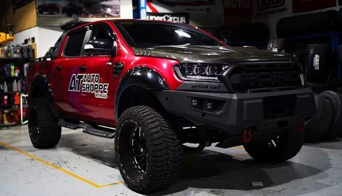 Передние тюнинг лед фары для Ford Ranger T6 2016-2021 г.в. Форд Ренджер, Ford, Альтернативная оптика, Ranger, Новое, На штатные места
