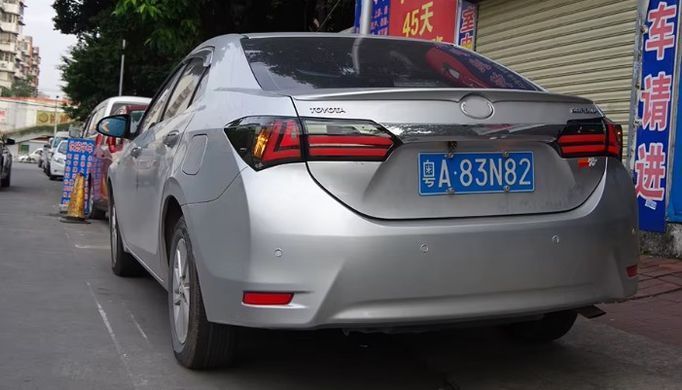 Задні тюнінг лед фонарі Toyota Corolla 2013-2018 р.в. Тойота Корола, Toyota, Альтернативная оптика, Corolla, Новое, На штатные места, COROLLA (NDE18_, NRE18_, ZRE18_) 2013-
