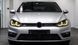 Передние тюнинг лед фары для Volkswagen Golf 7.5 рестайлинг 2018-2021 г.в. Гольф 7