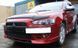 Накладка под номерной знак боковая Mitsubishi Lancer X 2007+ Evo-style