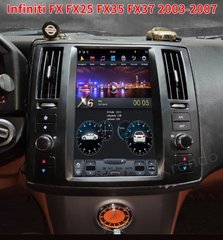 Магнитола в стиле тесла Infiniti FX FX25 FX35 FX37 2003-2007 г.в. GPS, Android, Infiniti, FX, Новое, На штатные места, FX (S50) 2002-2008