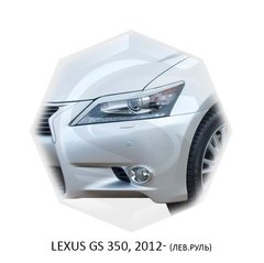 Вії на фари Lexus GS 350, 2012-2015 р.в. (Ліве кермо) (седан) Лексус ГС 350