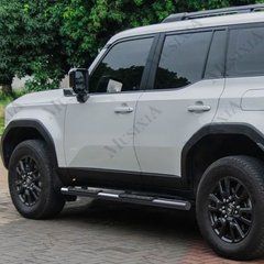 Бічні пороги для Toyota Prado LC250 2024+ г.в. Тойота Прадо 250, Черный, Toyota, Пороги, Не требуется, Prado, Новое