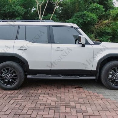 Бічні пороги для Toyota Prado LC250 2024+ г.в. Тойота Прадо 250, Черный, Toyota, Пороги, Не требуется, Prado, Новое