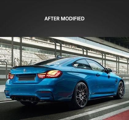 Задние фонари BMW 4 серии F32/F33/F36/F82/F83 2014-2018 г.в. в стиле М4 красные, Красный, BMW, Альтернативная оптика, 4-Series, Новое, На штатные места, 4 Coupe (F32, F82) 2013-